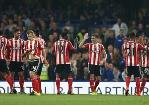 شادی بازیکنان ساوتهمپتون|چلسی 1 - 3 ساوتهمپتون / لیگ جزیره