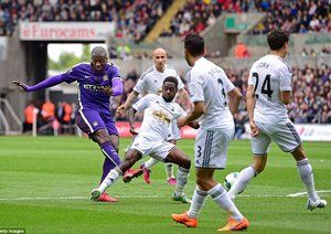 یحیی توره|سوانسی 2 - 4 منچستر سیتی / لیگ جزیره