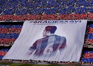 ژاوی|بارسلونا 2 - 2 دپورتیوو لاکرونیا / لالیگا