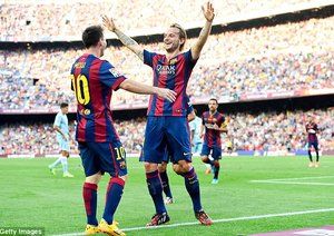 ایوان راکیتیچ - لیونل مسی|بارسلونا 6-0 گرانادا / لالیگا