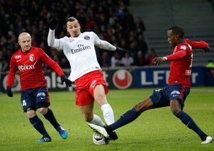 زلاتان ایبراهیموویچ|ليل 0 - 1 پاریس سن ژرمن / جام حذفی