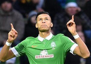 شادی بازیکن وردربرمن|وردر برمن 2 - 1 بوروسيا دورتموند / بوندسلیگا