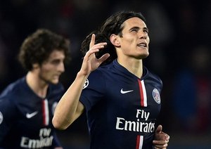 ادینسون کاوانی|پاریس سن ژرمن 3 - 1 آژاكس / لیگ قهرمانان