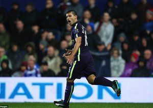 سرخیو آگرو|کوئینز پارک رنجرز 2 - 2 منچستر سیتی / لیگ برتر