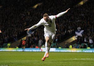 وین رونی|اسکاتلند 1 - 3 انگلستان /  دیدار دوستانه