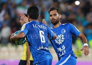 امید ابراهیمی|استقلال تهران 3 - 3 راه آهن / لیگ برتر