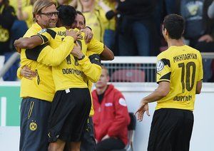 اوباميانگ|استوتگارت کیکرز 1-4 دورتموند / جام حذفی آلمان