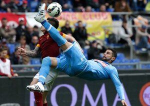 تقابل دو بازیکن|رم 1 - 0 ناپولی / سری آ