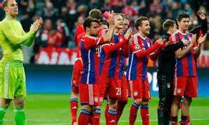 شادی بازیکنان بایرن