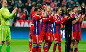 شادی بازیکنان بایرن|وردر برمن 0 - 4 بایرن مونیخ / بوندسلیگا