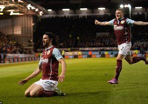 شادی بازیکن برنلی|بِرنلی 1 - 0 منچستر سیتی / لیگ جزیره