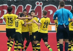 پیر امریک اوباميانگ|هانوفر 2 - 4 بوروسيا دورتموند / بوندسلیگا