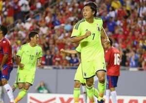 یوشیتو اندو|خوشحالی یوشیتو اندو بعد از گلزنی تیمش