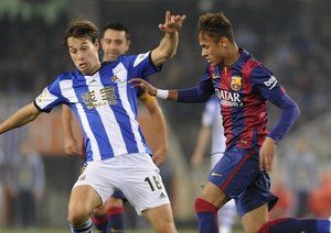 نیمار - سرخیو کانالس|رئال سوسیداد 1 - 0 بارسلونا / لالیگا