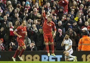 آلبرتو مورنو|لیورپول 4 - 1 سوانسی / لیگ جزیره