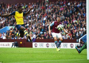 دنی ولبک|آستون‌ویلا  0-3 آرسنال / لیگ جزیره