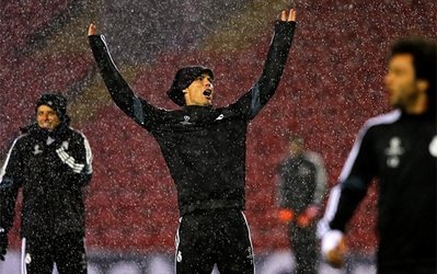 عکس روز | پوشش رونالدو در تمرینات رئال سوژه رسانه‌ها