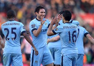 فرانک لمپارد|ساوتهمپتون 0 - 3 منچستر سیتی / لیگ جزیره