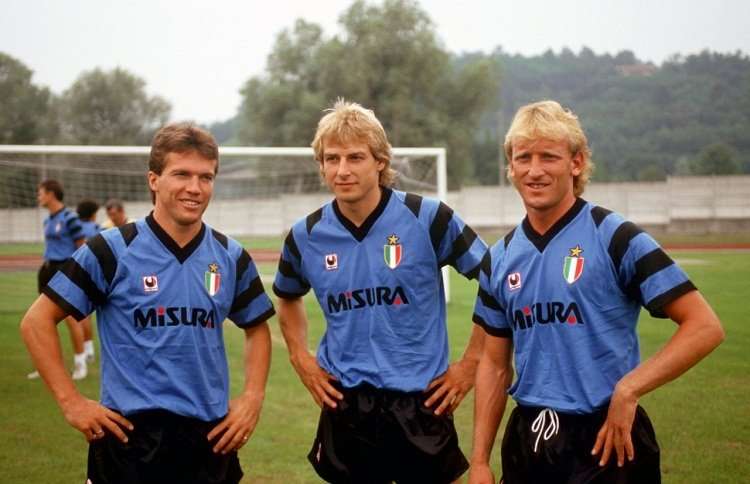 Lothar Matthaus - Jurgen Klinsmann - Andreas Brehme (Inter Milan).jpg