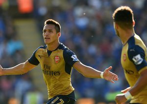 الکسیس سانچز|لیستر سیتی 2 - 5 آرسنال / لیگ جزیره