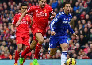 استیون جرارد - ادن هازرد|لیورپول 1 - 2 چلسی / لیگ جزیره