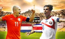 هلند 0 (4) - (3) 0 کاستاریکا