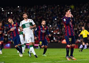 لیونل مسی|بارسلونا 5 - 0 اِلچه / جام حذفی اسپانیا