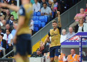 اليوير ژیرود|کریستال پالاس 1 - 2 آرسنال / لیگ جزیره