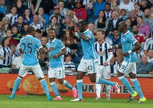 یحیی توره|وست برومویچ 0 - 3 منچستر سیتی / لیگ برتر انگلستان