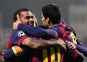 لیونل مسی|آپوئل 0 - 4 بارسلونا / لیگ قهرمانان