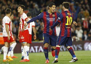 لوئیس سوارز - مسی|بارسلونا 4 - 0 آلمریا / لالیگا