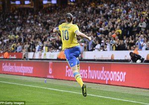 زلاتان ایبراهیموویچ|سوئد 3 - 1 ایران / دیدار دوستانه