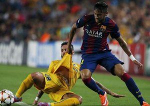 نیمار|بارسلونا 1-0 آپوئل / لیگ قهرمانان