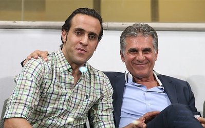 حضور کریمی در تمرین پرسپولیس