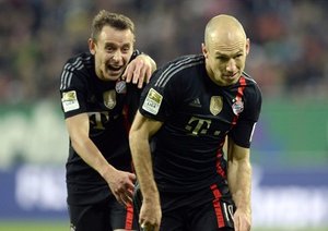 آرین روبن|اوگزبورگ 0 - 4 بایرن مونیخ / بوندسلیگا