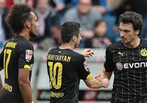 شادی بازیکنان دورتموند