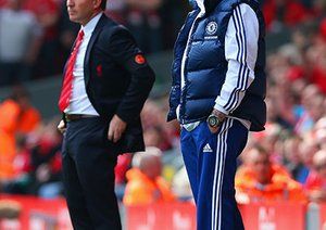 بِرِندان راجِرز - خوزه مورینیو|صحنه زیبای این بازی تقابل دو دوست قدیمی.