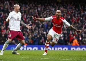 تئو ولكات|آرسنال 5 - 0 آستون ویلا / لیگ جزیره