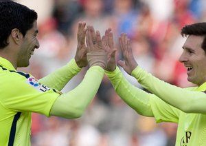 لیونل مسی - لوئیس سوارز|گرانادا 1 - 3 بارسلونا / لالیگا