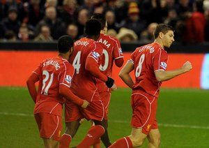 استیون جرارد|لیورپول 2 - 2 لیستر سیتی / لیگ جزیره