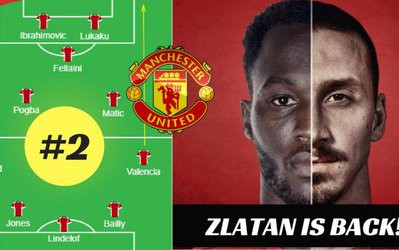 5 راه استفاده از زلاتان ایبراهیموویچ در ترکیب منچستر یونایتد