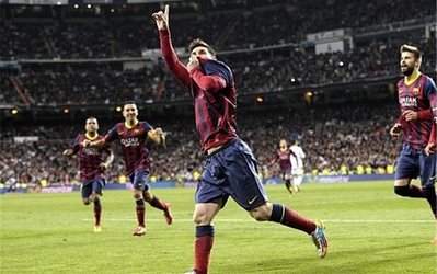 برنابئویی که مارادونا و رونالدینیو را تشویق کرده است، مسی را هم تشویق می‌کند