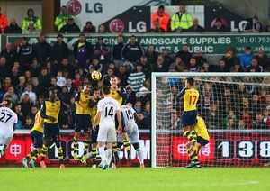 گيلفي تور سيگوردسون|سوانسی 2 - 1 آرسنال / لیگ جزیره