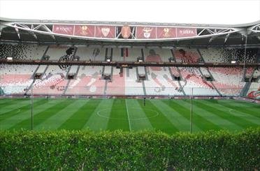 گزارش تصویری از ورزشگاه یوونتوس آره‌نا در آستانه فینال لیگ اروپا