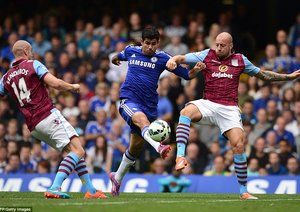 دیگو کاستا|چلسی 3-0 استون ویلا / لیگ جزیره