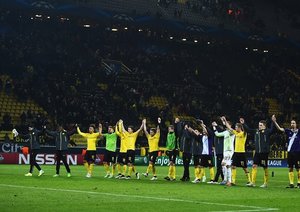 شادی بازیکنان دورتموند