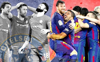 نابرابری های بزرگ بین بارسلونا و چلسی برای دیدار لیگ قهرمانان