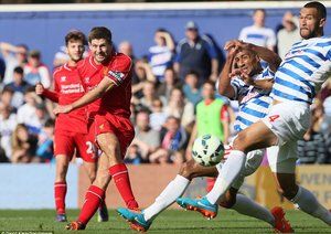 استیون جرارد|کوئینز پارک رنجرز 2 - 3 لیورپول / لیگ جزیره