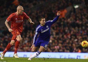 ادن هازرد - مارتین اسکرتل|لیورپول 1 - 1 چلسی / جام اتحادیه