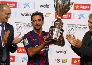 ژاوی هرناندز|بارسلونا 1-1 اسپانیول / سوپرکاپ کاتالونیا